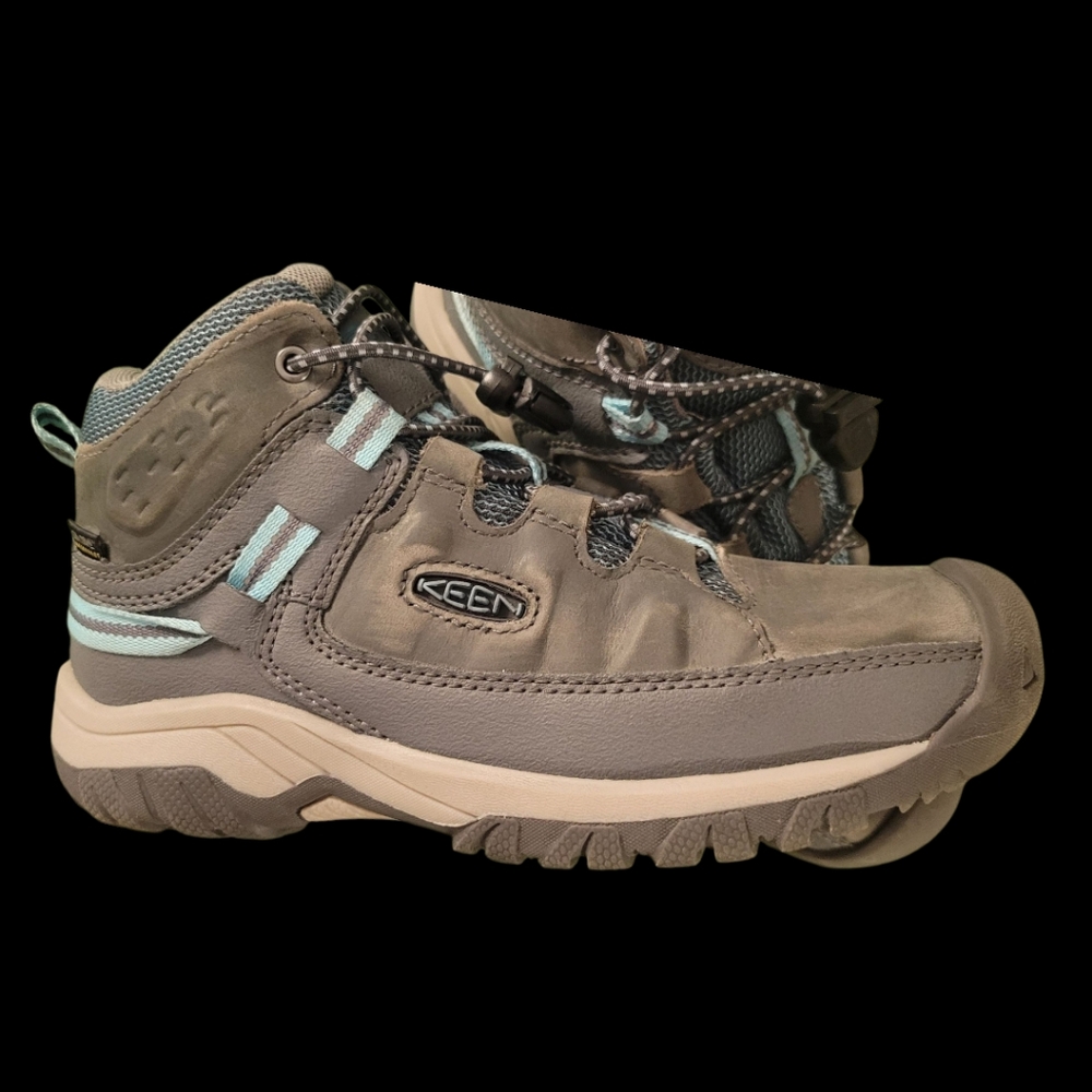 KEEN Targhee Mid Waterproof Kids Hiking Boots Size 1 - Worn Twice, Like New! - Picture 8 of 8